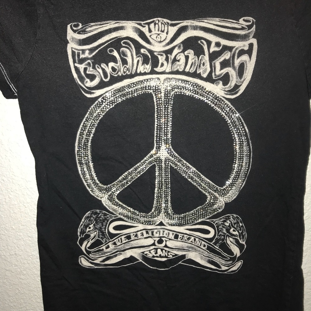 True religion rhinestone tee